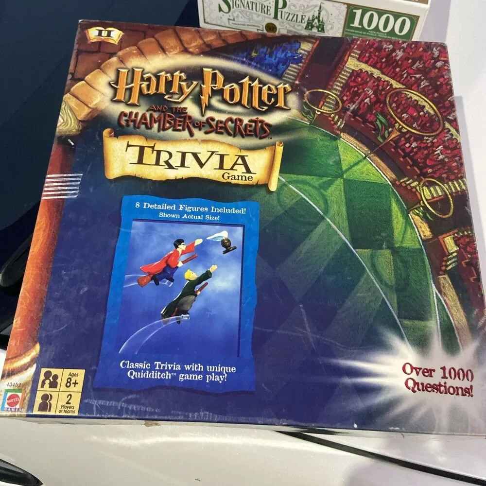 2002 mattel Harry Potter and the Chamber of Secrets Trivia Game complete